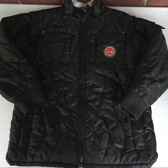 timberland black coat